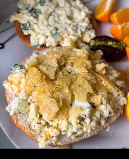 Boiled egg bagel/ sandwich mix