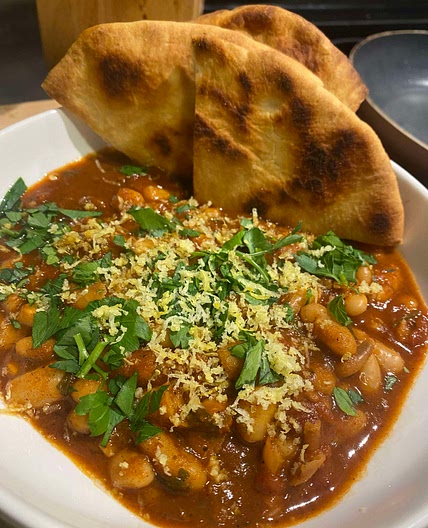Loubia (Moroccan Stewed  Beans)
