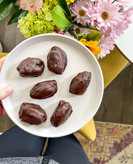 Peanut Butter & Chocolate Covered Dates