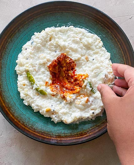 Thayir Sadam (Creamy Yogurt Rice)
