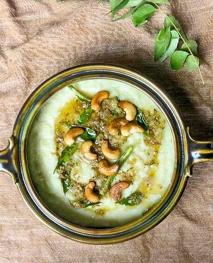 Ven Pongal - A Creamy Rice and Lentil Porridge