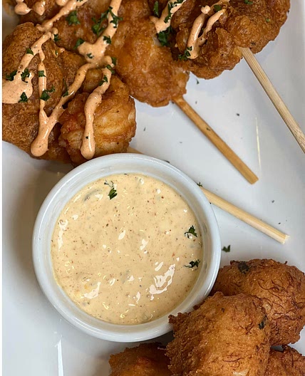 Fried Lobster Lollipops 