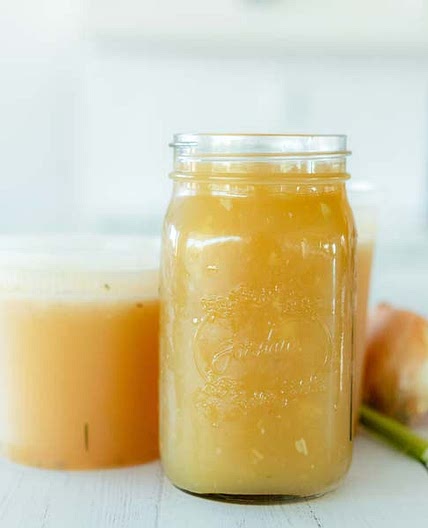 Easy Chicken Bone Broth in the Instant Pot