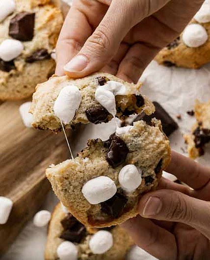 Guilt-Free S'mores Cookies