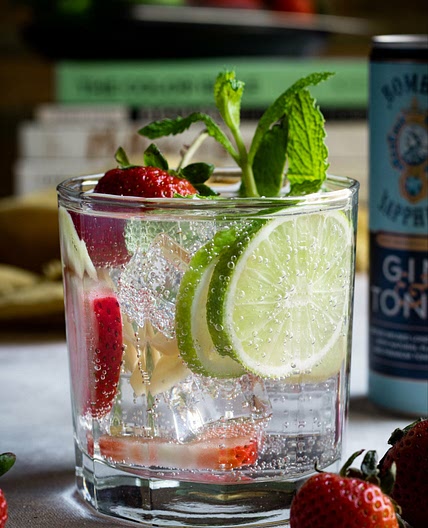 Ginger, Mint & Strawberry Gin & Tonic