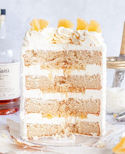 Gluten-Free Pina Colada Cake (Dairy-Free)