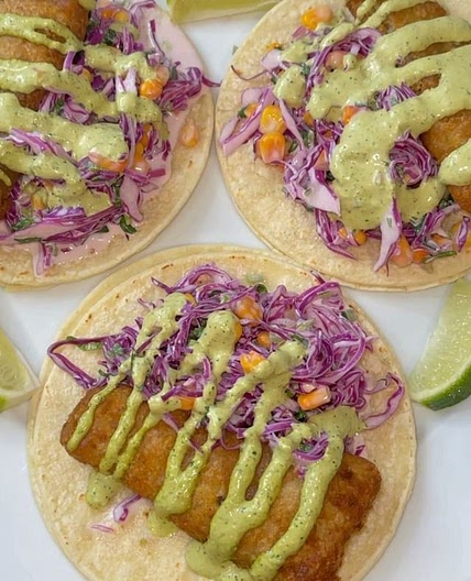 SHORTCUT BEER BATTERED FISH TACOS⤵️