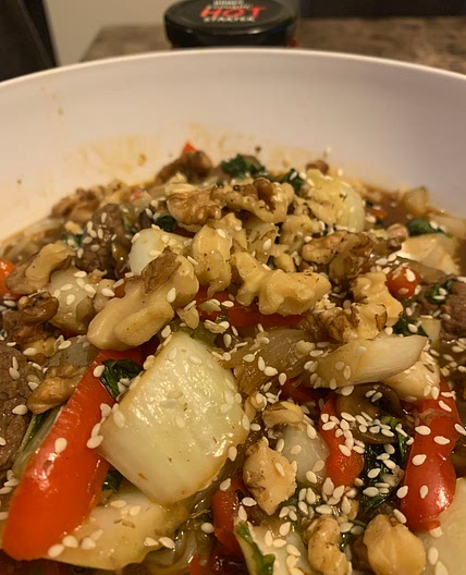 Stingin’ Hot Noodle Bowl