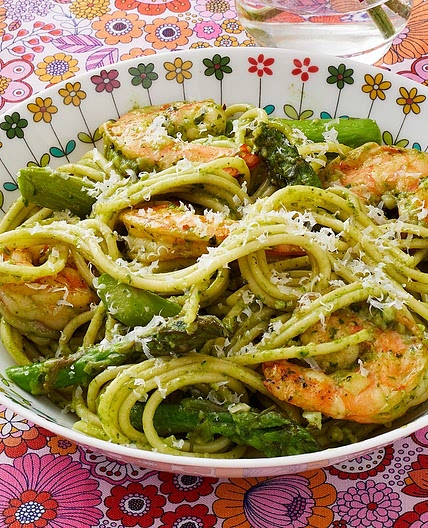 Shrimp Pesto Pasta