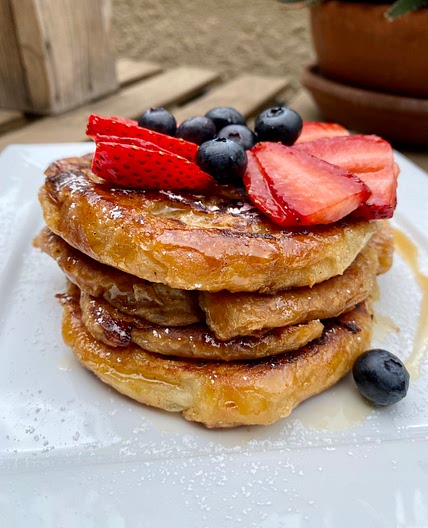 Vegan Croissant French Toast