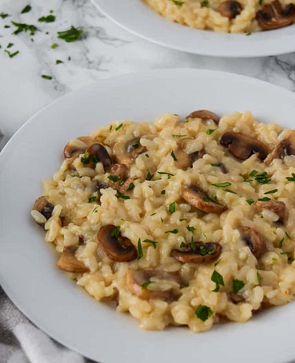 Baby Bella Mushroom Risotto