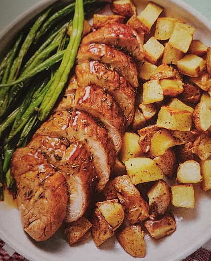 Honey Thyme Pork Tenderloin