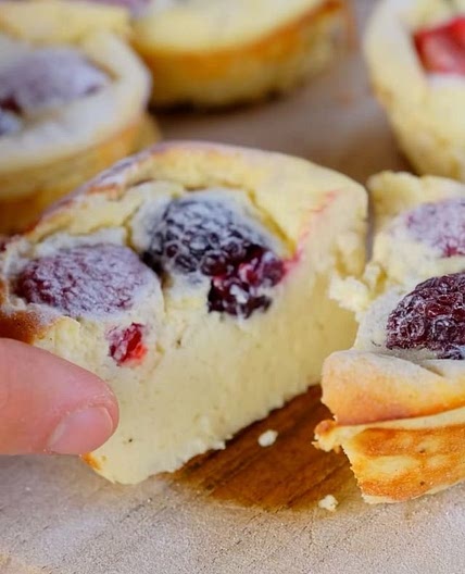 No flour cheesecake muffin