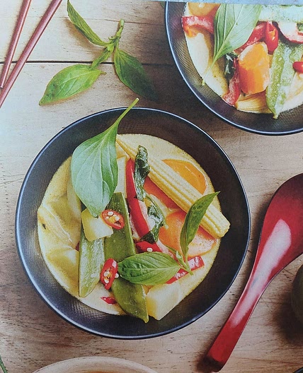 Curry vert de légumes