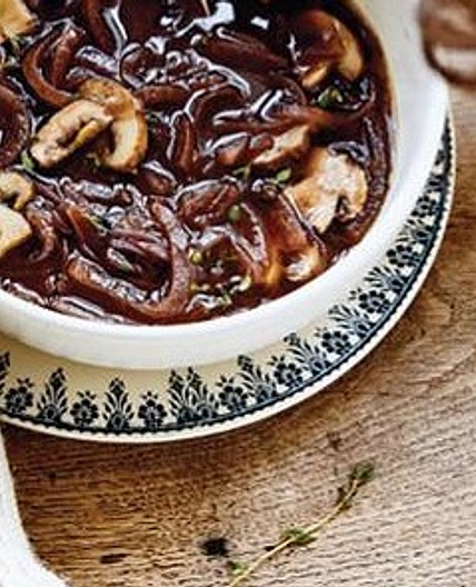 Read Red Wine, Mushroom and Onion Soup Online