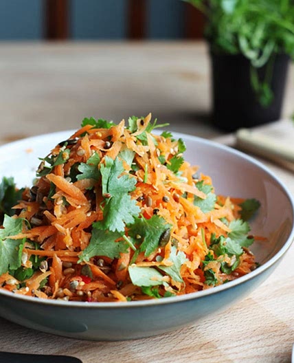 Seedy, Spicy Carrot Salad