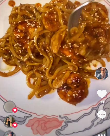 Spicy shrimp Noodles