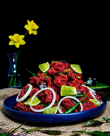 Crispy and spicy Chicken 65