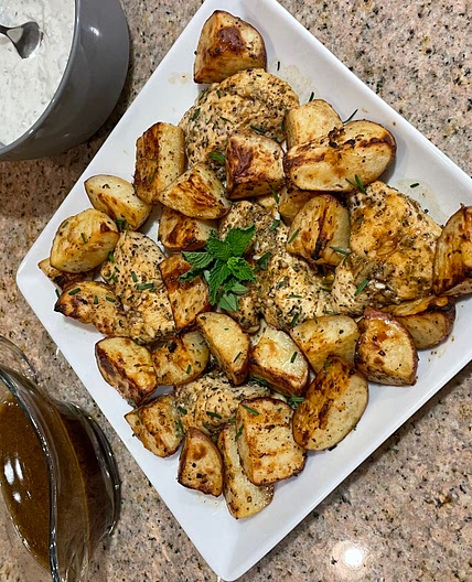 Greek Lemon Chicken and Potatoes