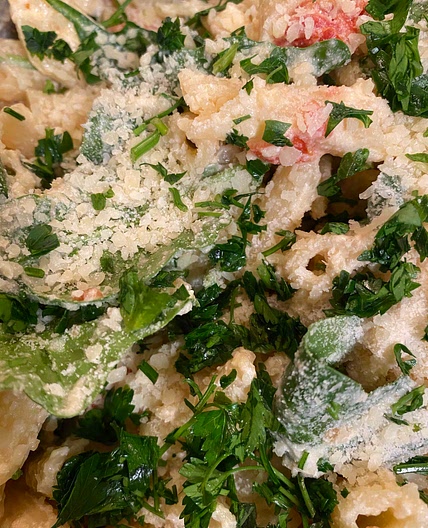 Roasted Garlic & Ricotta Pasta 