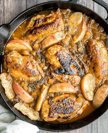 Apple Cider Chicken with Butternut Squash