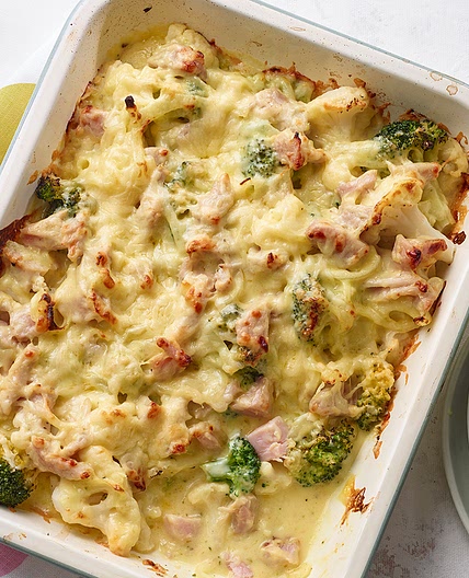 Ham and vegetable bake