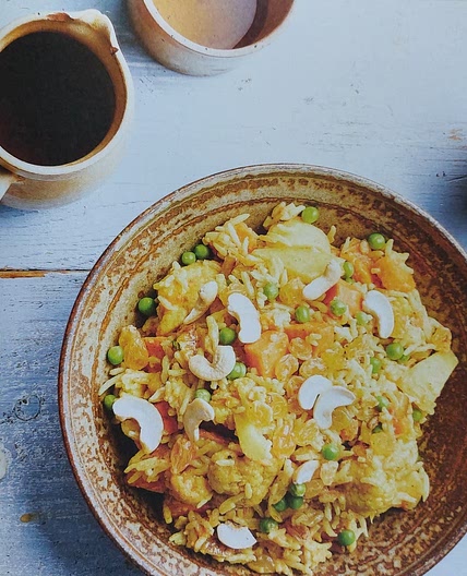 Riz sauté à l'indienne