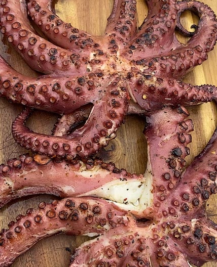 Mediterranean grilled octopus