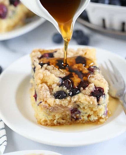 Blueberry Buttermilk Pancake Casserole