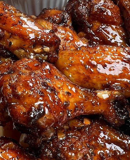 Cheerwine BBQ Chicken Wings 
