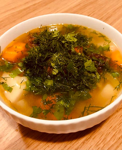 8. Estonian Frikadellisupp (Meatball Soup)