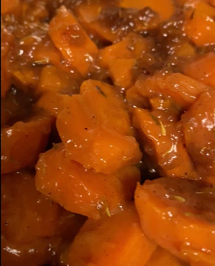 Honey Thyme Candied Carrots