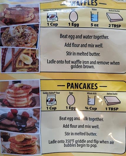 Waffles and pancakes
