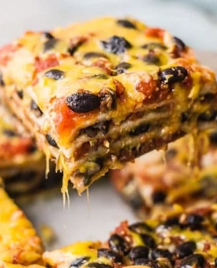 Black Bean Tortilla Casserole