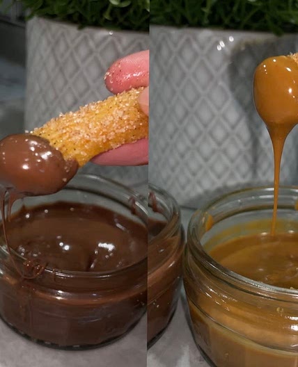 Choux pastry churros 