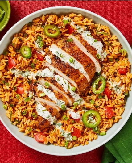 Spicy Peruvian Chicken With Rice
