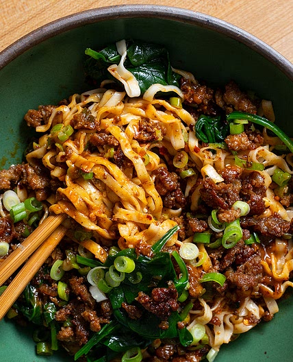 Tangy Chili Pork Noodles