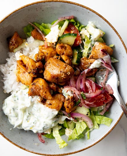Greek-Style Chicken Bowls