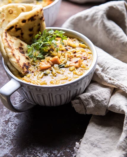 Coconut Sweet Potato Lentil Soup