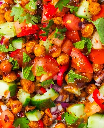 Turmeric Spiced Chickpea Naan