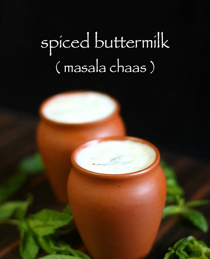 buttermilk recipe | spiced buttermilk recipe | chaas masala recipe