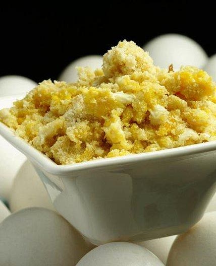 Receita de Farofa de ovo com banana