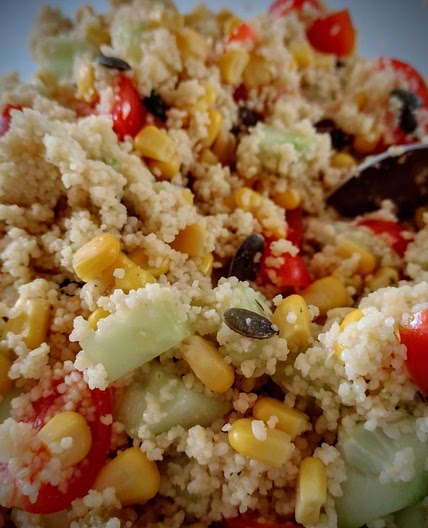 Couscous quick salad full of goodies