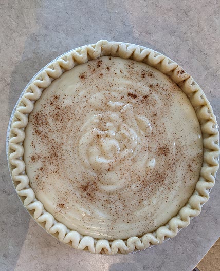 Amish Sugar Cream Pie