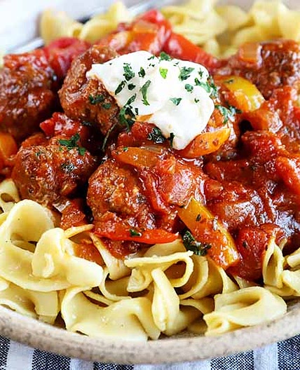 Goulash with Meatballs