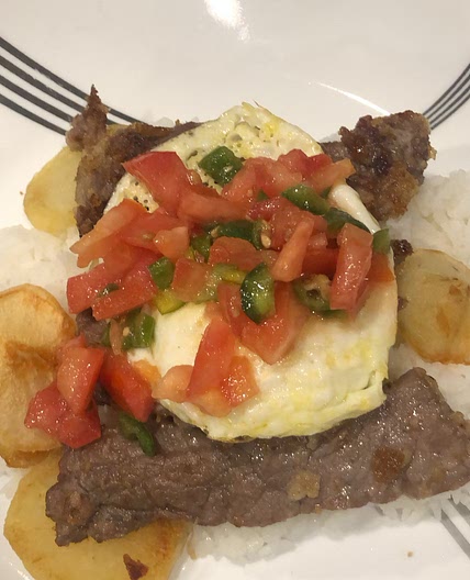 Silpancho from Cochabamba, Bolivia