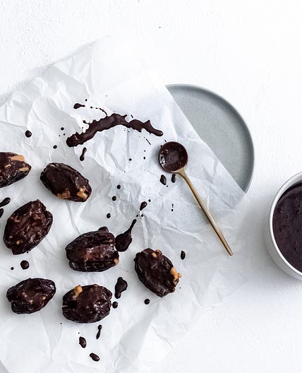 Peanut Butter Stuffed Dates