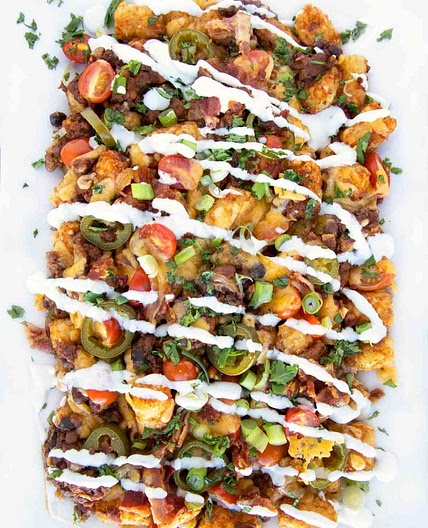 Loaded Tater Tot Nachos