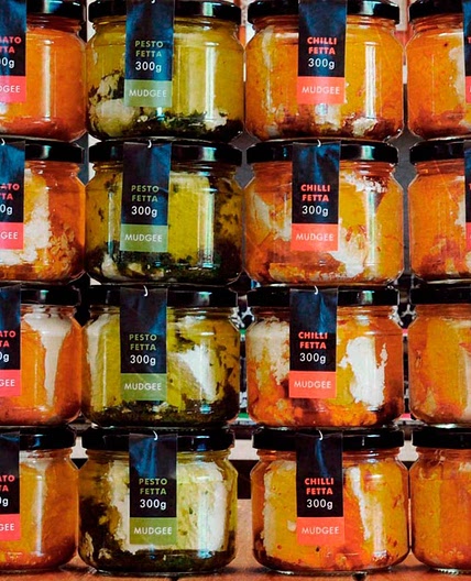 Marinated feta