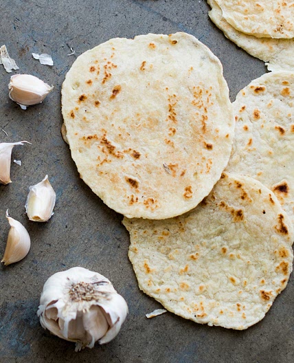 Garlic Tortillas (Fallon's Table)